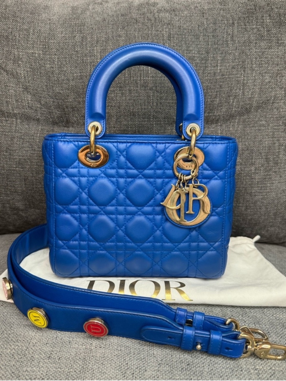 DIOR Lady Dior my abc cannage lambskin mini
